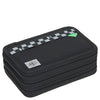 Lässig School Triple Pencil Case - Estuche (Unique Black)
