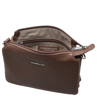 Mandarina Duck Mellow Leather Pochette - Abendtasche 23 cm (milk chocolate) - Ansicht 6
