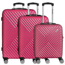 Paradise by CHECK.IN Kingston - 4-Rollen-Trolley Set 3tlg. (pink)