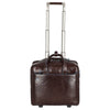 Piquadro Blue Square 20 - Trolley de negocios con 2 ruedas 40 cm (mahogany)