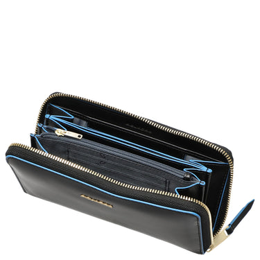 Piquadro Blue Square - Damengeldbörse 12cc 18 cm RFID (black) - Ansicht 2