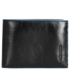 Piquadro Blue Square - Cartera de hombre 4cc 12.5 cm (black)