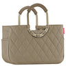 reisenthel loopshopper M - Shopper 40 cm (frame rhombus olive)