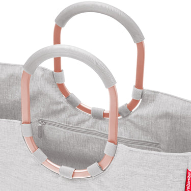 reisenthel shopping loopshopper L - Einkaufstasche mit Bügel 46 cm (frame twist sky rose) - Ansicht 2