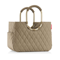 reisenthel shopping loopshopper L - Einkaufstasche mit Bügel 46 cm (rhombus olive) - Ansicht 2