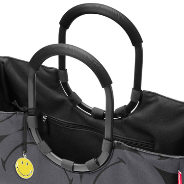 reisenthel shopping loopshopper L - Einkaufstasche mit Bügel 46 cm (smiley grey) - Ansicht 3