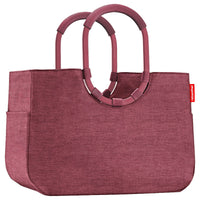 reisenthel shopping loopshopper L - Einkaufstasche mit Bügel 46 cm (twist maroon) - Ansicht 2