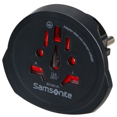 Samsonite World to Europe Adaptor - Reiseadapter (schwarz) - Ansicht 2