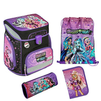 Scooli EasyFit - Schulranzen Set 5tlg. (Monster High)