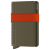 Secrid Liba Bandwallet - Cartera 6cc 10.2 cm RFID (green-orange)