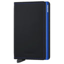 Secrid Matte Slimwallet - Geldbörse RFID 6.8 cm (black-blue)