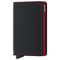 Secrid Matte Slimwallet - Geldbörse RFID 6.8 cm (black-red)