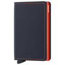 Secrid Matte Slimwallet - Geldbörse RFID 6.8 cm (night blue-orange)
