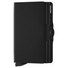 Secrid Matte Twinwallet - Cartera 12cc 7 cm RFID (black)