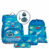 Step by Step Cloud Flash - Set de mochila escolar 5 piezas (Ninja Zazu)