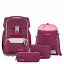 Step by Step Basis - Schulranzen Set 4tlg. (Berry Stars)