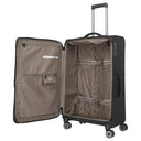 Travelite Crosslite - 4-Rollen-Trolley L 77 cm erw. (black) - Ansicht 6