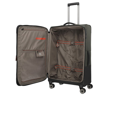 Travelite Crosslite - 4-Rollen-Trolley L 77 cm erw. (oliv) - Ansicht 6