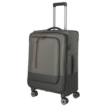Travelite Crosslite - 4-Rollen-Trolley M 66 cm erw. (oliv) - Ansicht 2