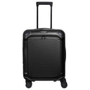 Travelite Millennium - 4-Rollen-Kabinentrolley mit Vortasche S 55 cm (black)