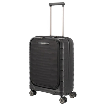 Travelite Mooby - 4-Rollen-Kabinentrolley mit Vortasche S 55 cm (black) - Ansicht 2