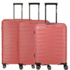 Travelite Mooby - Set de trolley de 4 ruedas L/M/S 3 piezas expandible (rojo)