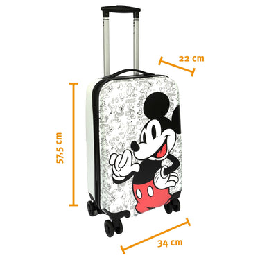 Undercover Mickey Mouse - 4-Rollen-Trolley 57 cm (Mickey Mouse) - Ansicht 7