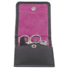 Windrose Merino Moda - Set de manicura 11 cm (schwarz, innen pink)