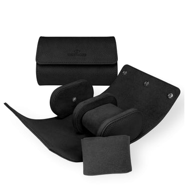 Windrose Tempora Reise - Uhrenkoffer (für 2 Uhren) 15 cm (schwarz) - Ansicht 4