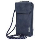 zwei Mademoiselle MP30 - Handytasche 19 cm (nubuk - blue) - Markenkoffer